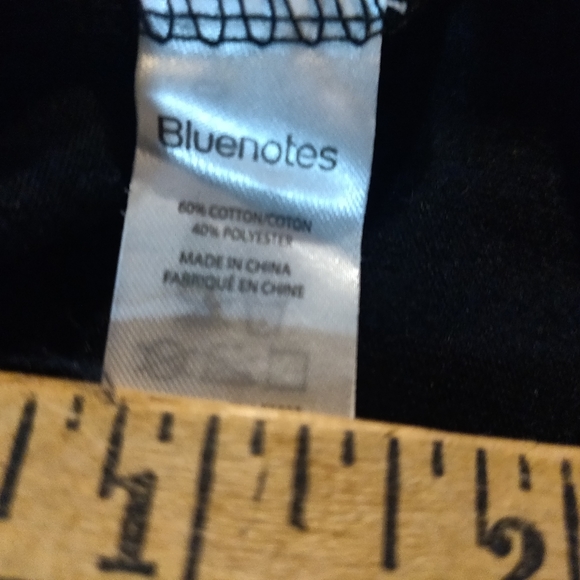 EUC Bluenotes V-Neck Choker "Free Spirit" Boxy Tee - M - Picture 3 of 3